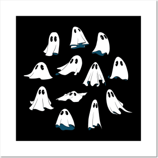 Spooky Ghosts Posters and Art